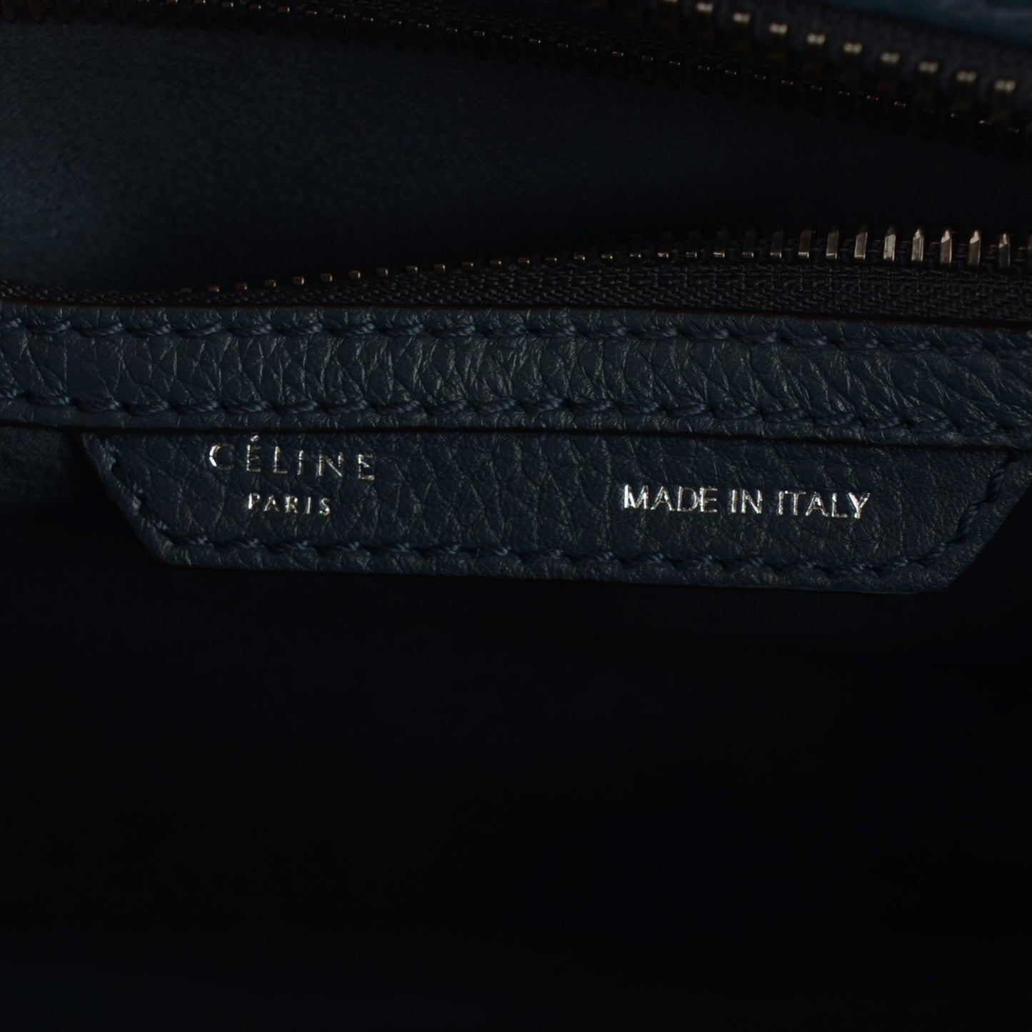 Drummed Calfskin Micro Luggage Orage