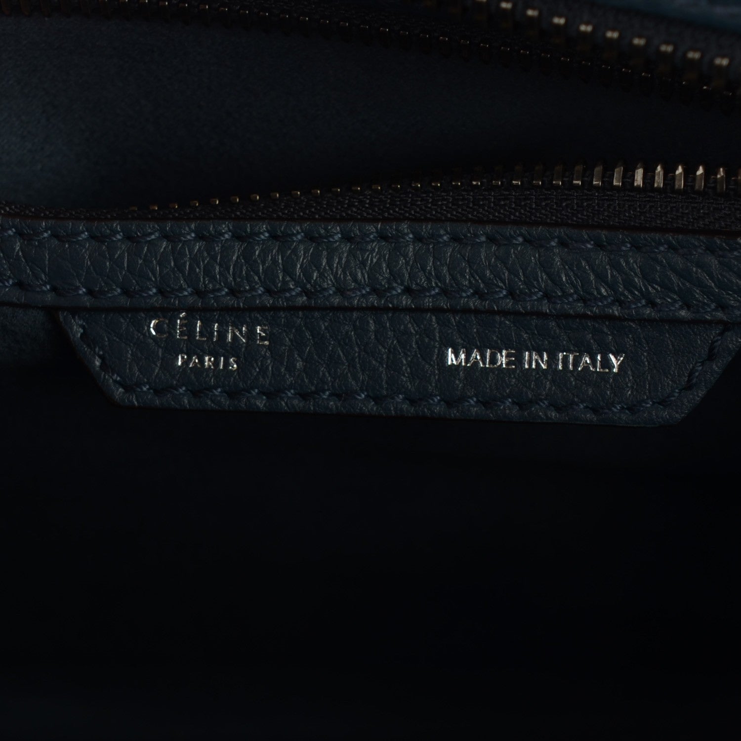 Celine Drummed Calfskin Micro Luggage Orage 6 of 8