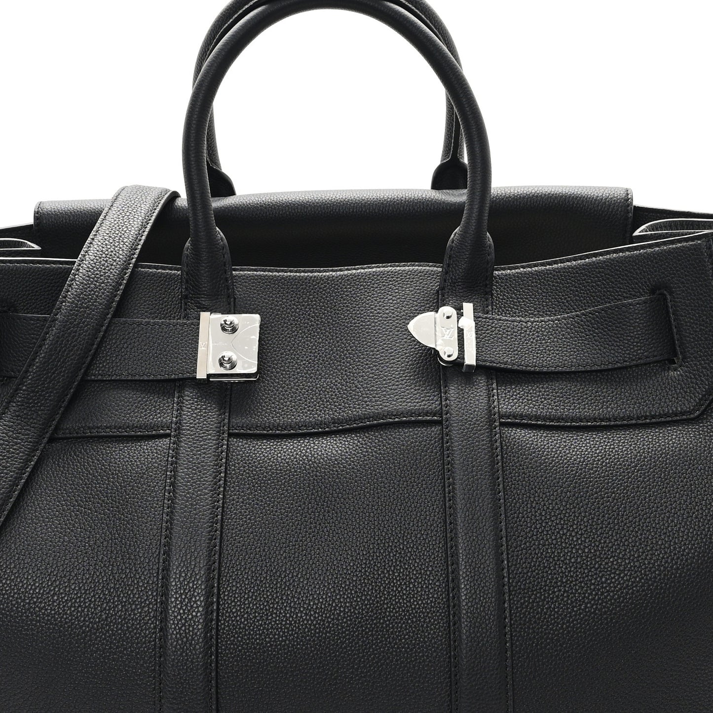 Millesime Calfskin Georges Tote GM Black