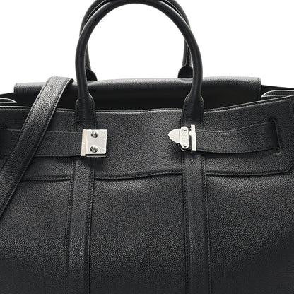 Louis Vuitton Millesime Calfskin Georges Tote GM Black 8 of 10