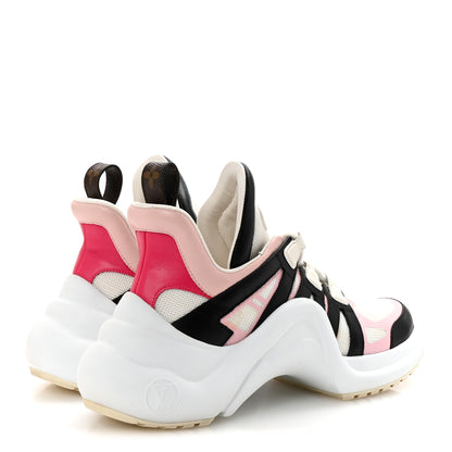 Louis Vuitton Calfskin Technical Nylon LV Archlight Sneaker 38 Rose Clair 5 of 9