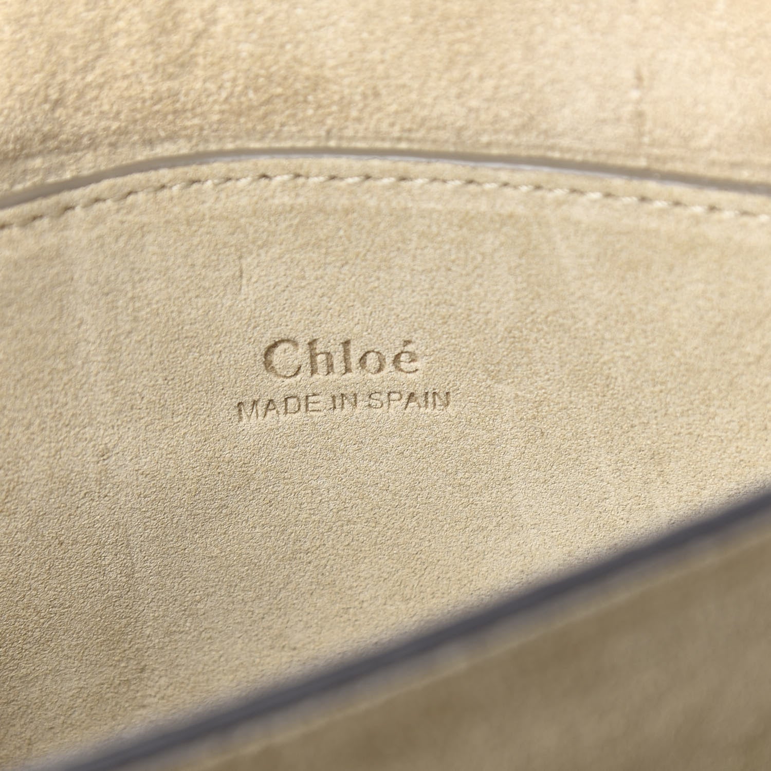 Chloe Suede Calfskin Small Faye Shoulder Bag Motty Grey 6 of 13