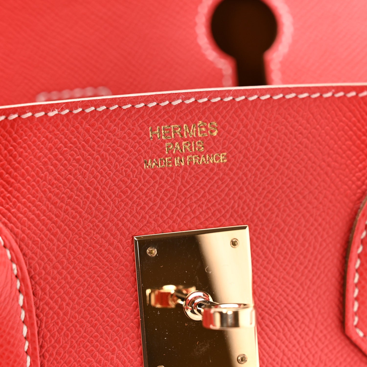 Hermes Epsom Candy Birkin 35 Rose Jaipur Gold 6 of 11