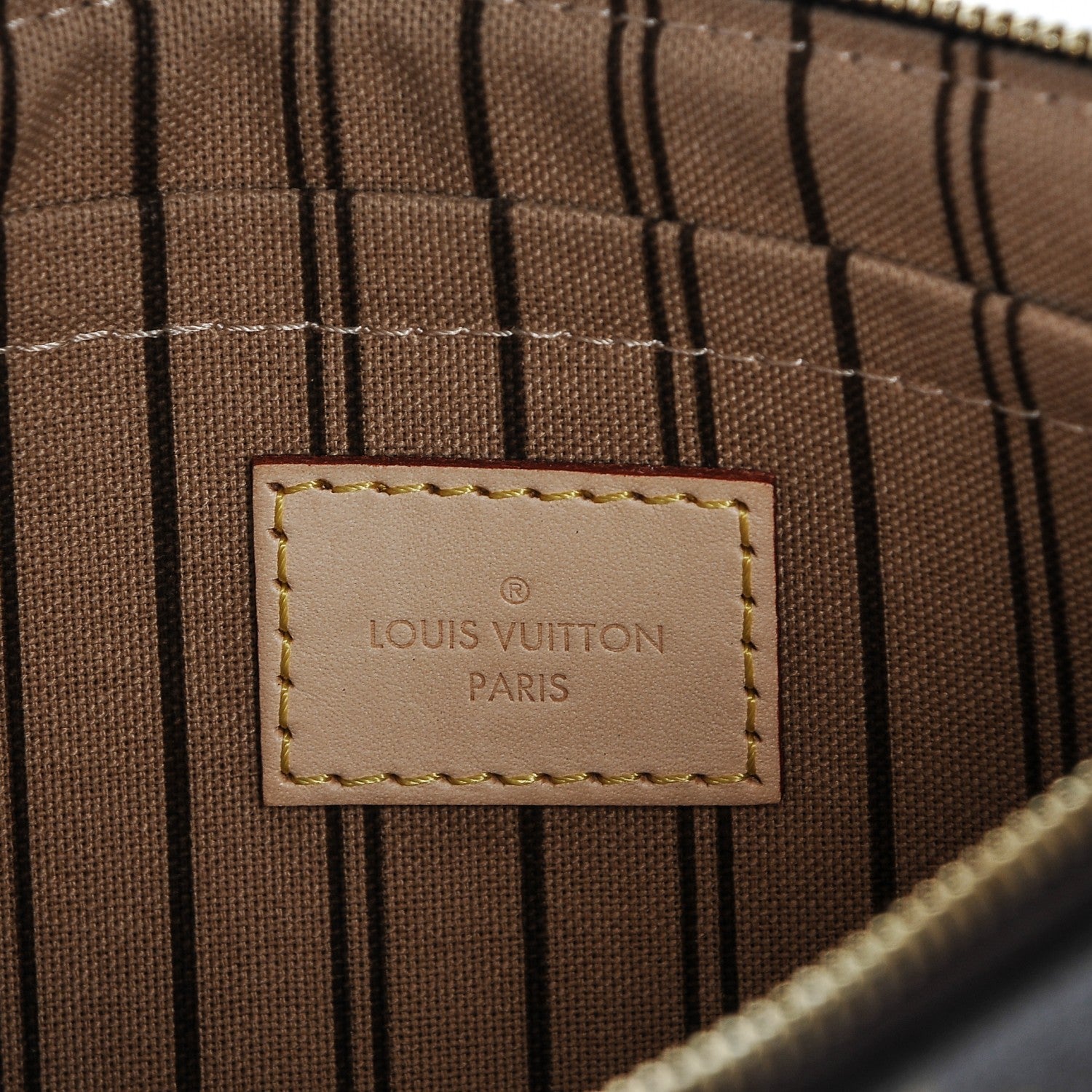 Louis Vuitton Monogram Neverfull MM GM Pochette 7 of 7