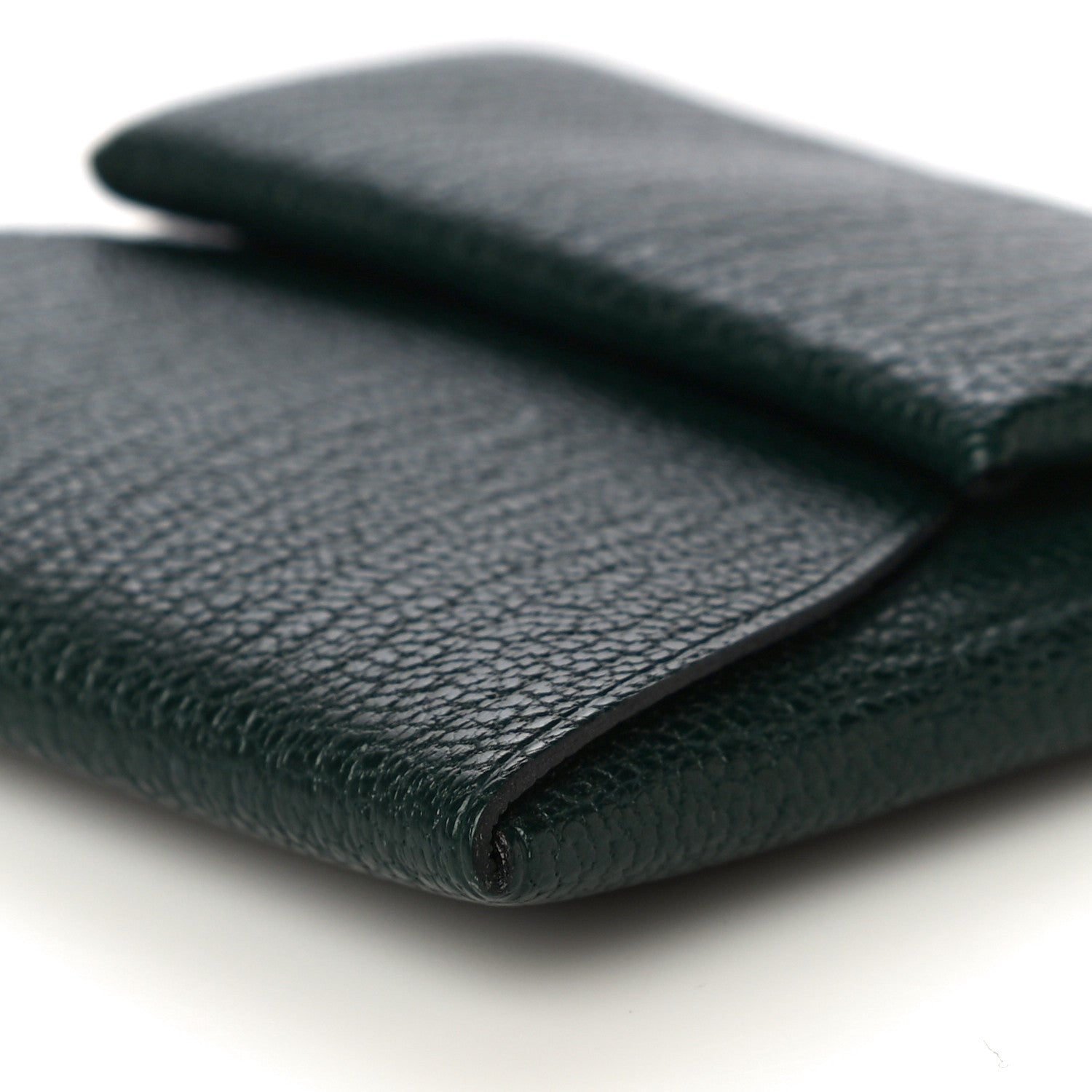 Hermes Chevre Mysore Bastia Coin Purse Vert Titien 11 of 12