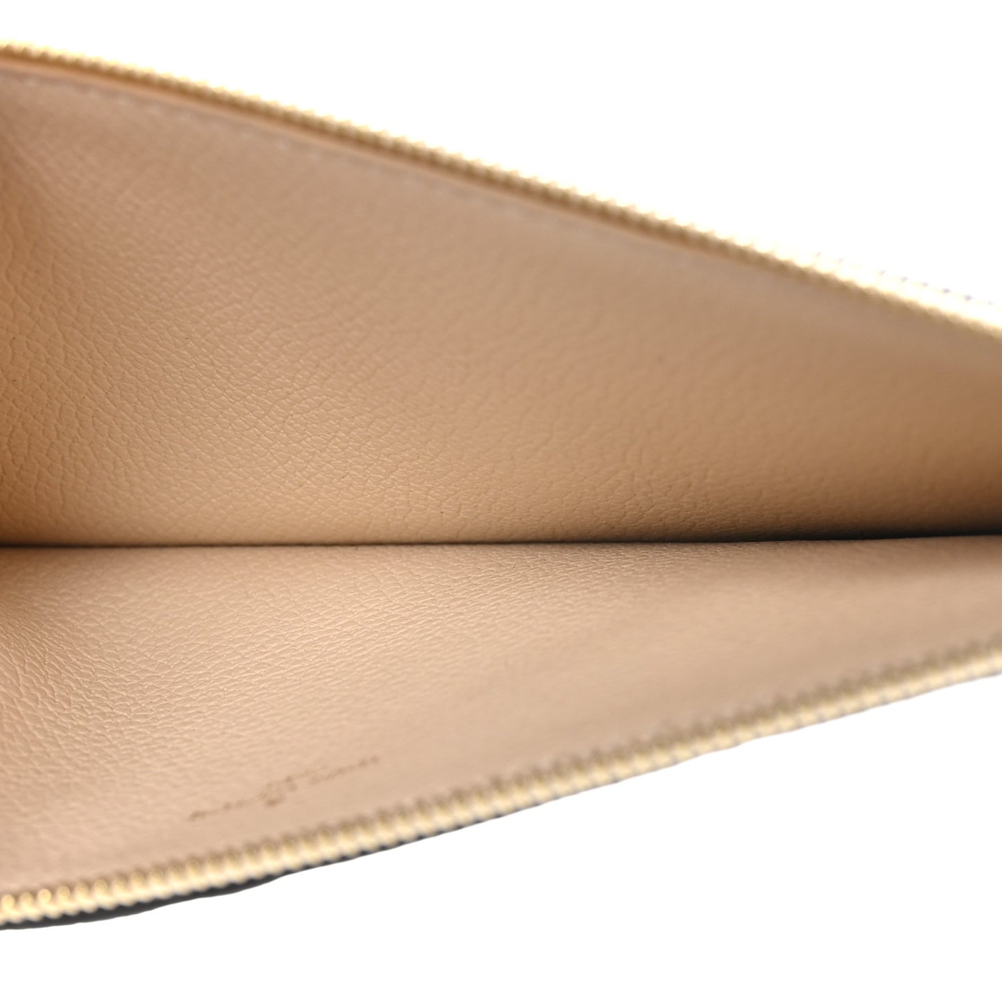 Empreinte Felicie Chain Wallet Zippered Insert Cream