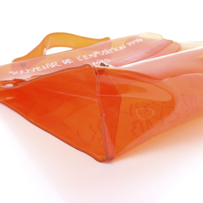 Hermes Vinyl Souvenir De L'Exposition Kelly Orange 6 of 8