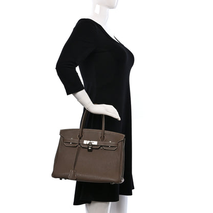 Hermes Togo Birkin 30 Etoupe 2 of 19