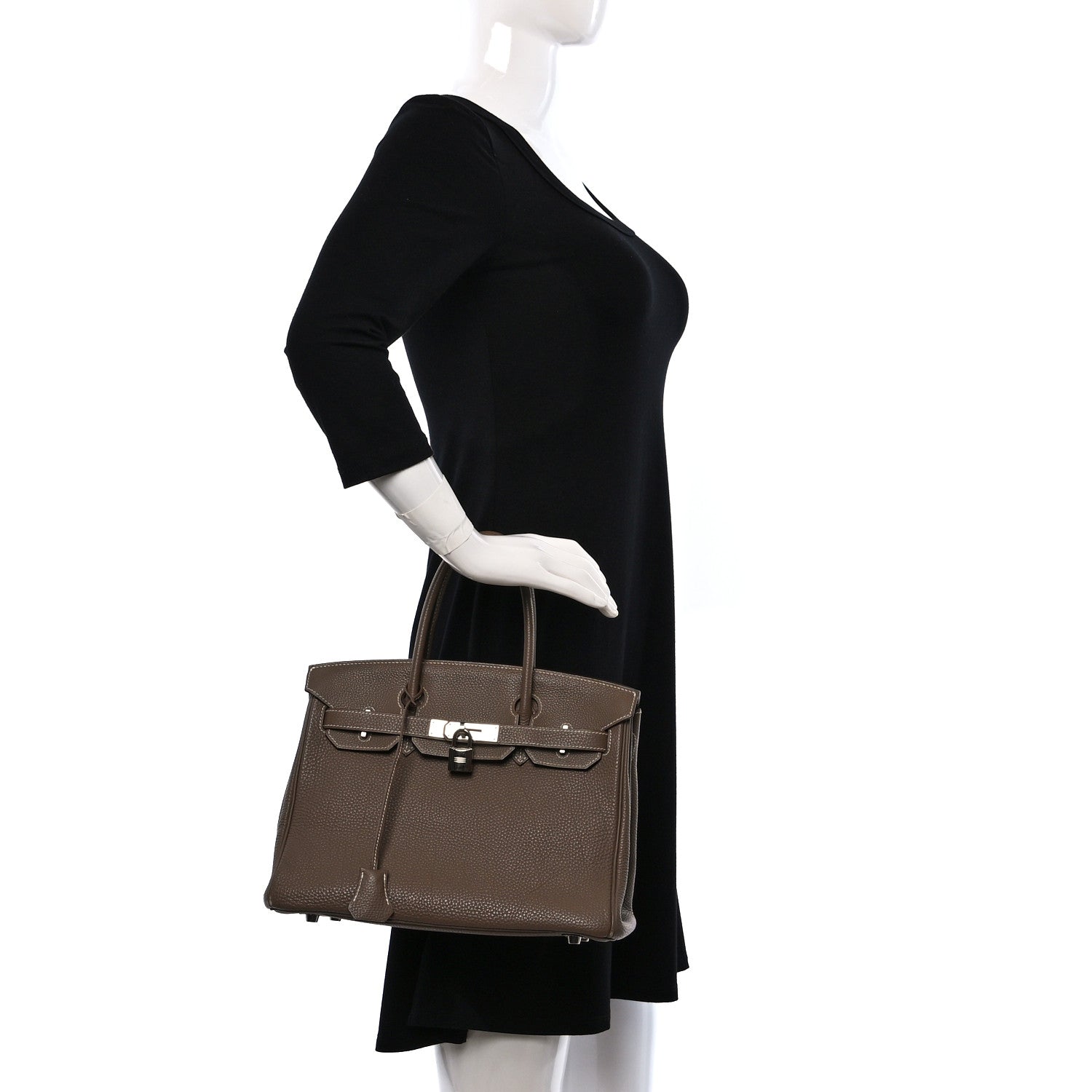 Hermes Togo Birkin 30 Etoupe 2 of 19