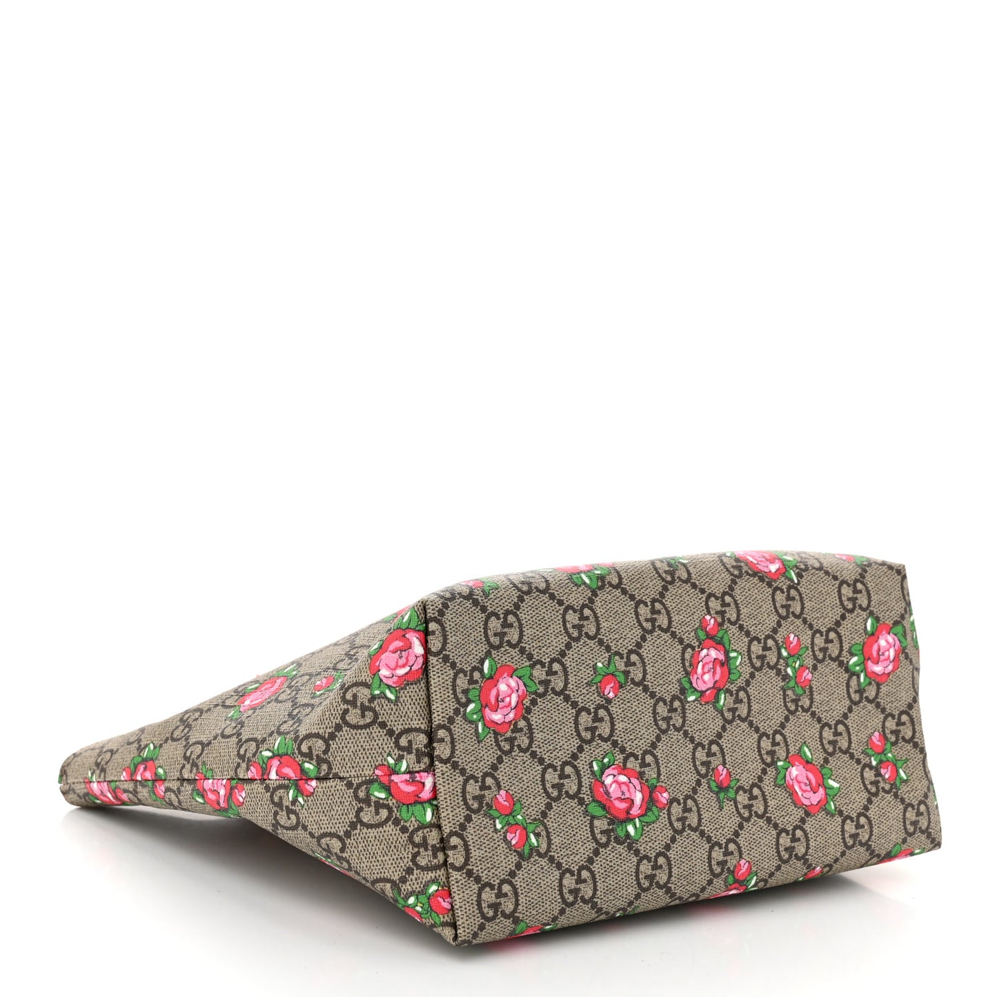 GG Supreme Monogram Kids Rosebud Tote Pink