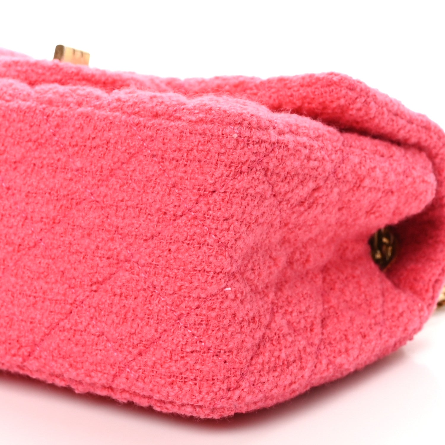 Chanel Tweed Quilted 2.55 Reissue Mini Flap Pink 10 of 10