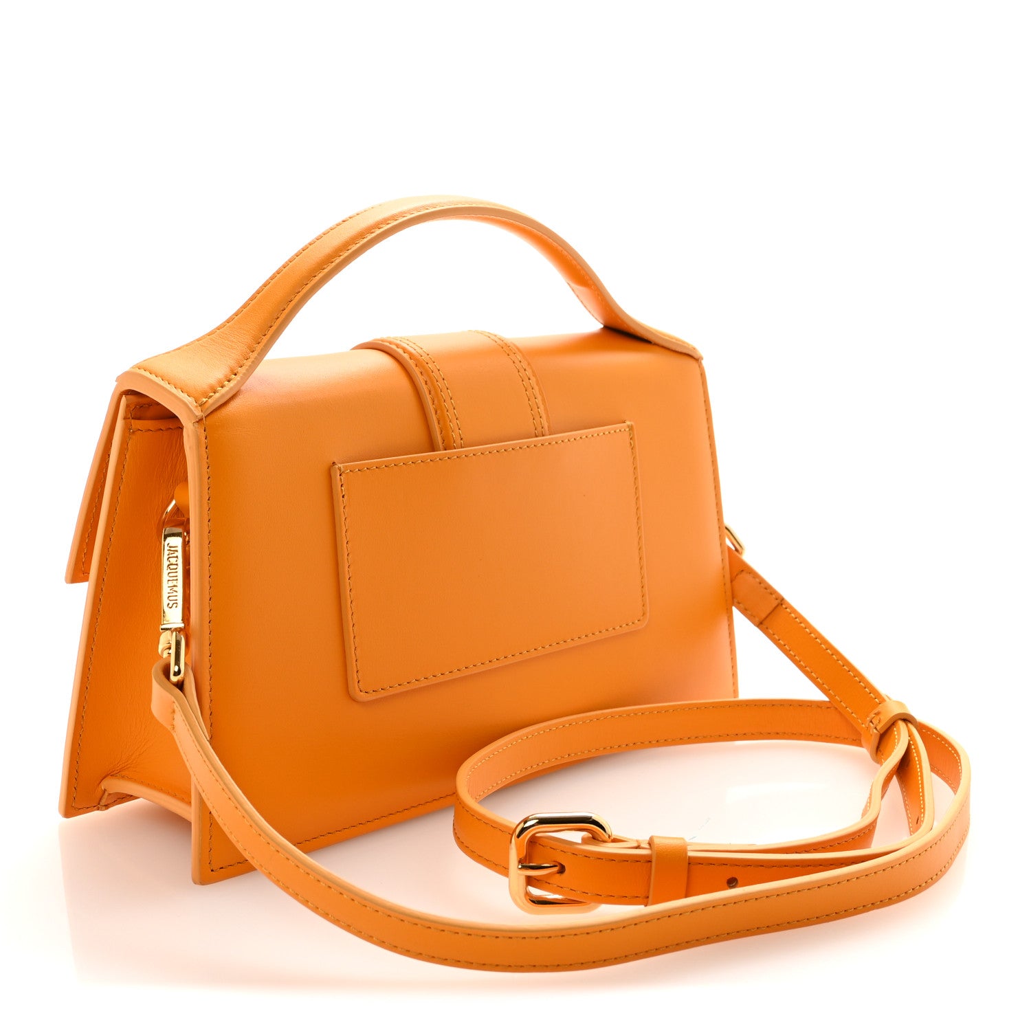 Jacquemus Smooth Calfskin Le Grand Bambino Dark Orange 3 of 9