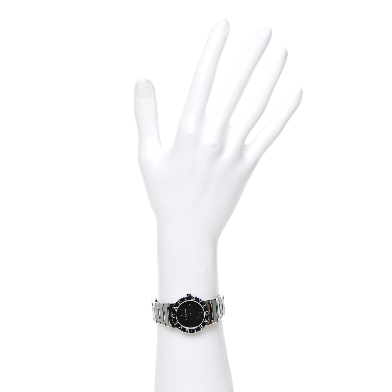 Bulgari Stainless Steel 26mm Quartz Watch Black 2 of 7