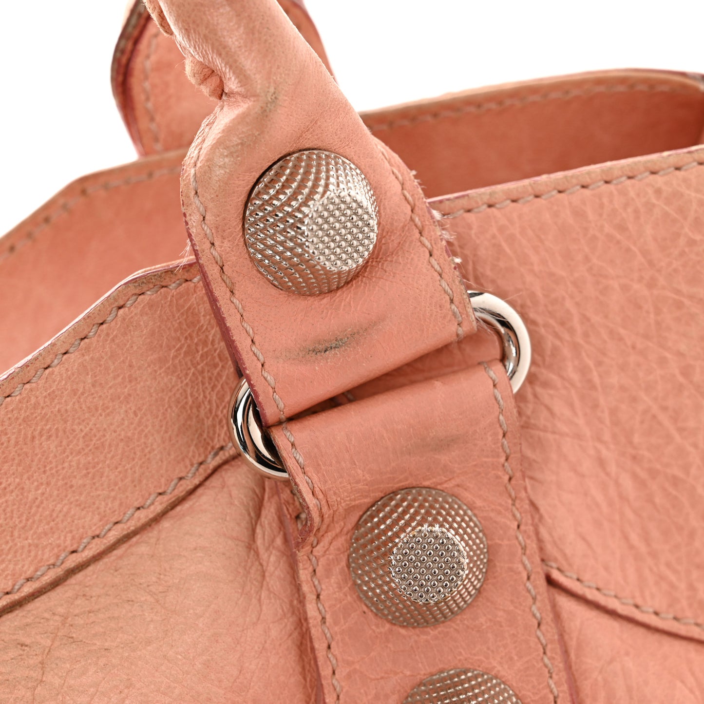 Agneau Giant 21 Silver Hardware City Vieux Rose