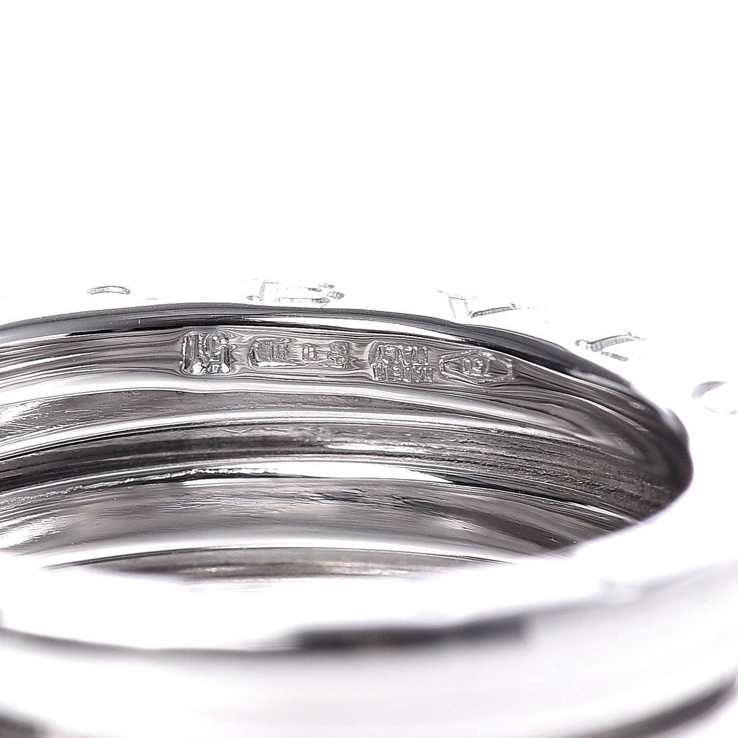 18K White Gold B.Zero1 4 Band Ring 51 5.75