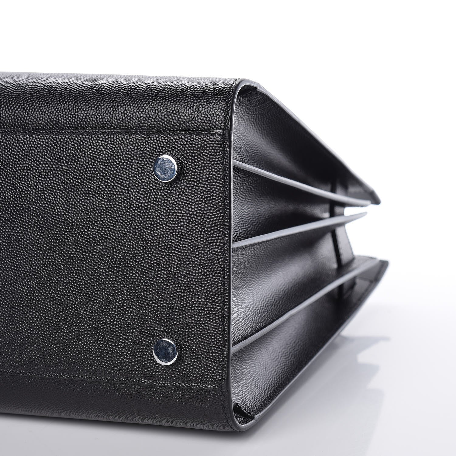 Saint Laurent Grained Calfskin Small Sac De Jour Black 10 of 10