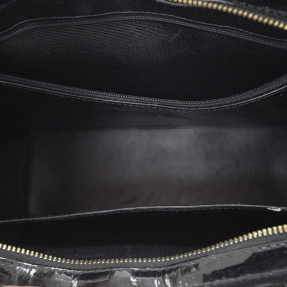 Patent Handbag Black
