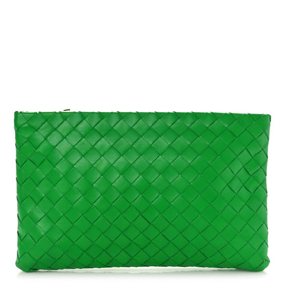 Bottega Veneta Nappa Intrecciato Pouch Parakeet 1 of 8