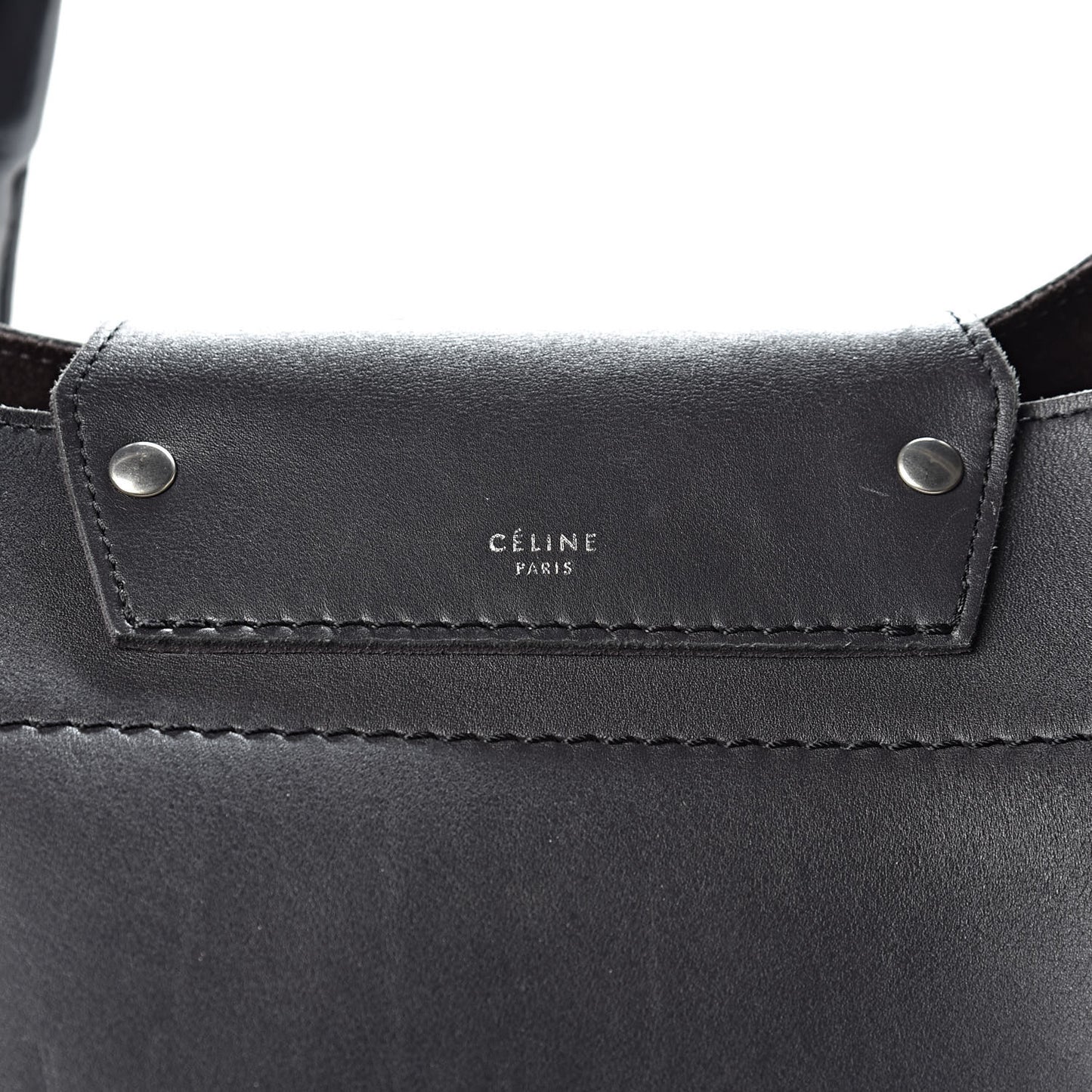 Smooth Calfskin Medium Big Bag Liquorice
