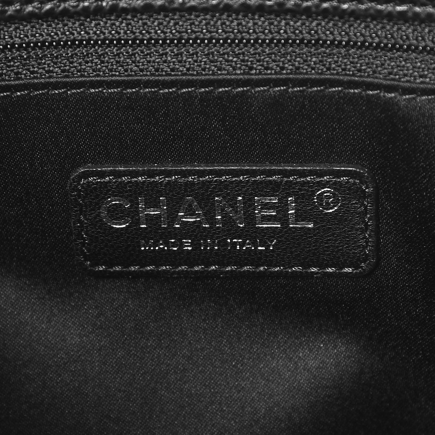 Chanel Caviar Quilted Grand Shopping Tote GST Black 6 of 7