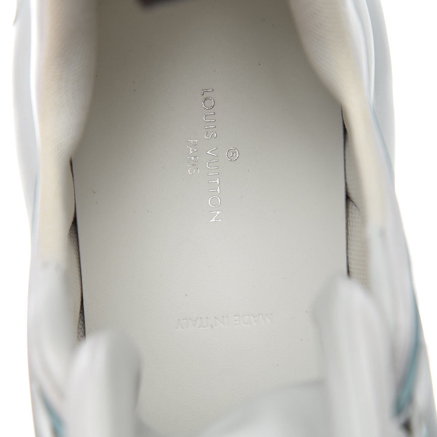 Louis Vuitton Calfskin Technical Nylon LV Archlight Sneakers 41 White Blue Gris 9 of 18