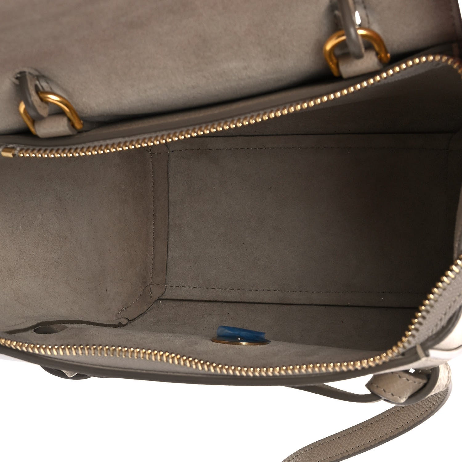 Celine Grained Calfskin Nano Belt Bag Light Taupe 7 of 11