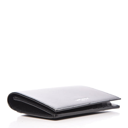 Saint Laurent Calfskin Fragments Flap Wallet Black 4 of 6