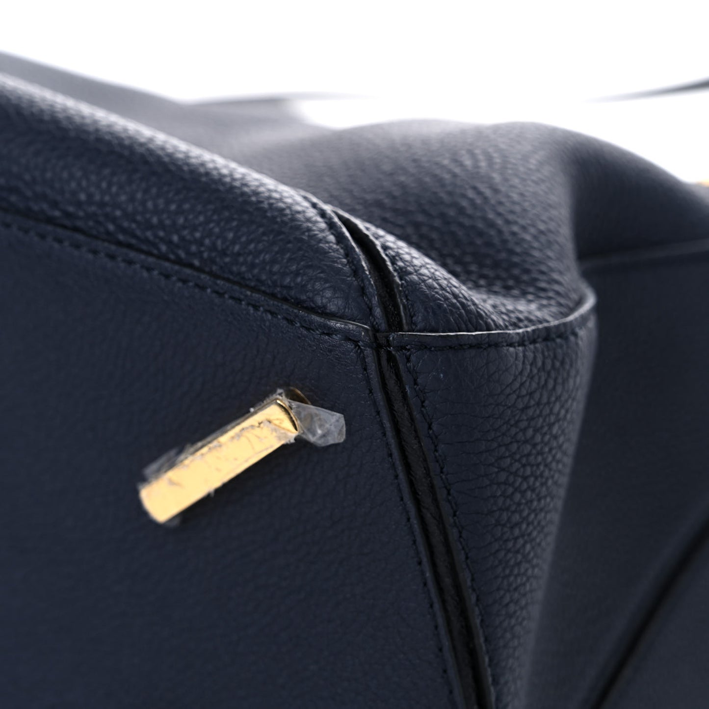 Calfskin Medium Puzzle Bag Midnight Blue Black