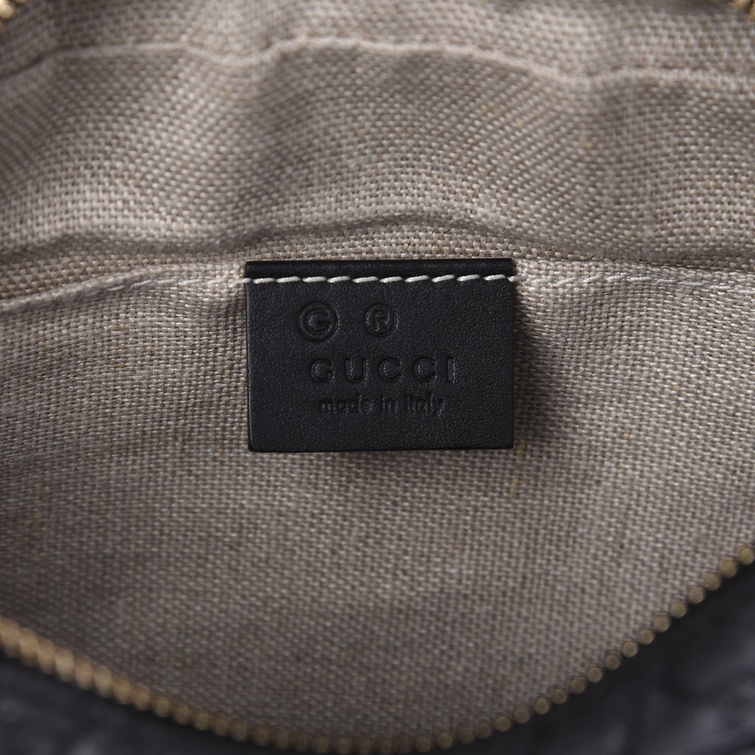 Gucci Microguccissima Mini Bree Messenger Bag Black 8 of 10