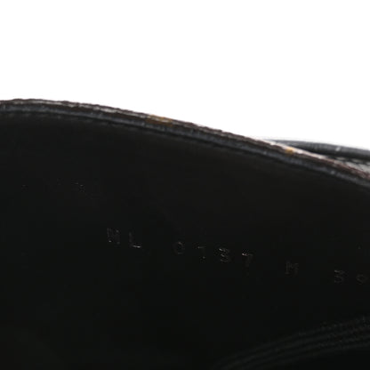 Louis Vuitton Calfskin Monogram Wonderland Flat Ranger Boots 39 Black 8 of 8
