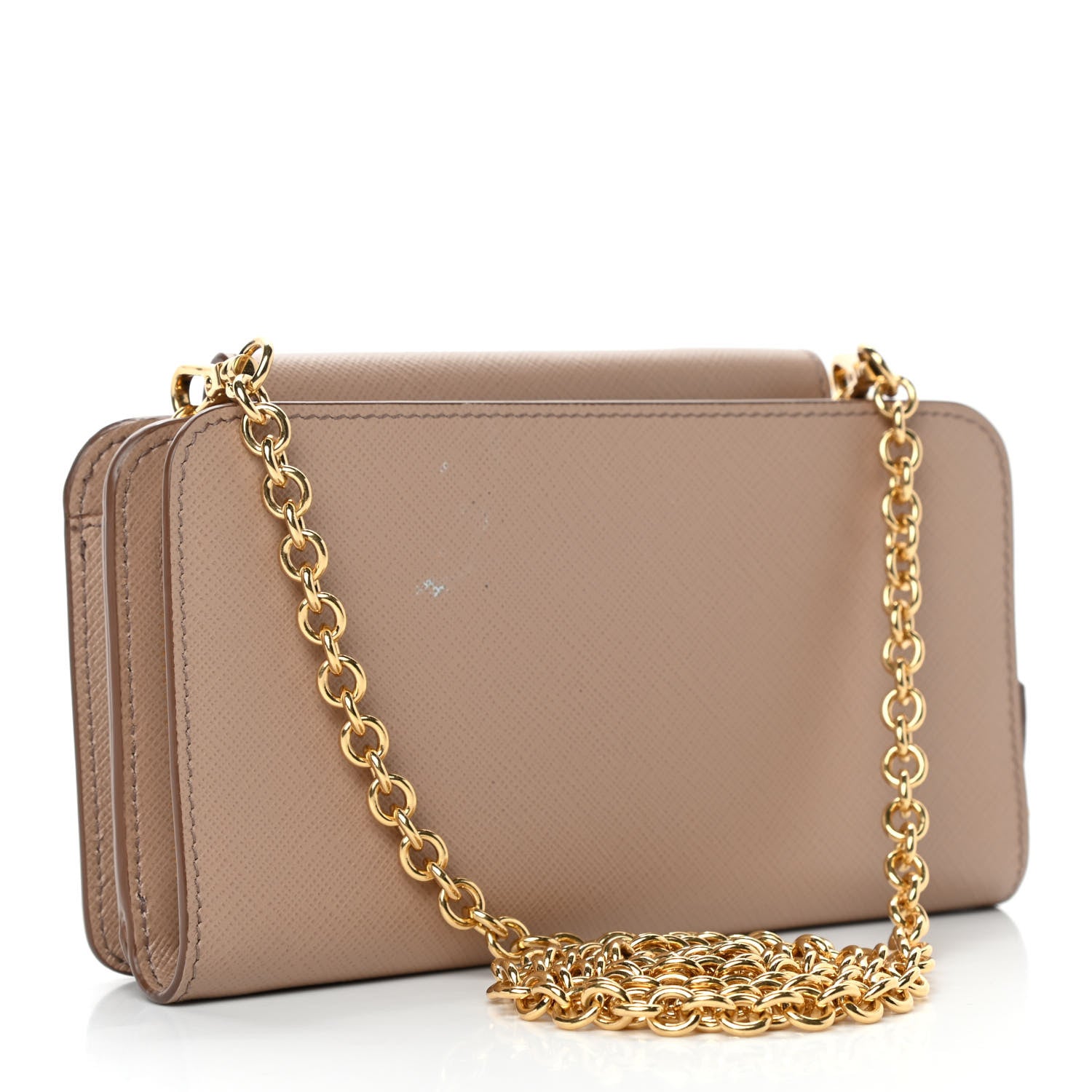 Prada Saffiano Metal Oro Phone Case Cammeo 2 of 5