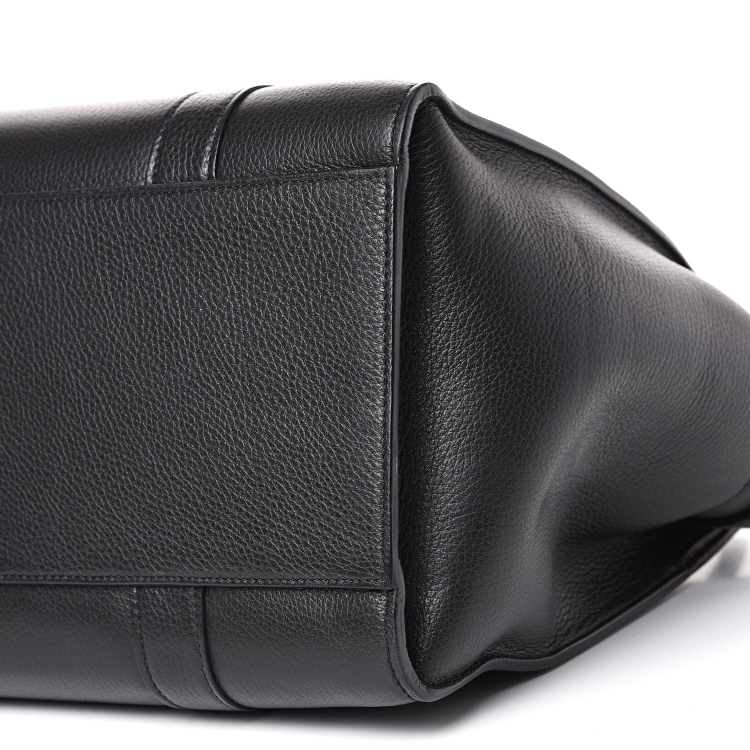 Mulberry Grain Vegetable Tanned Calfskin Zipped Bayswater Black 8 of 8
