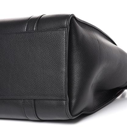 Mulberry Grain Vegetable Tanned Calfskin Zipped Bayswater Black 8 of 8
