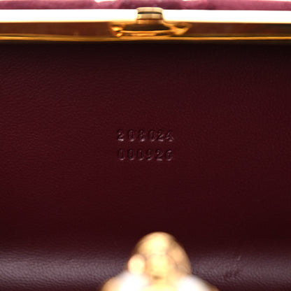 Alexander McQueen Velvet Britannia Skull Box Clutch 7 of 12