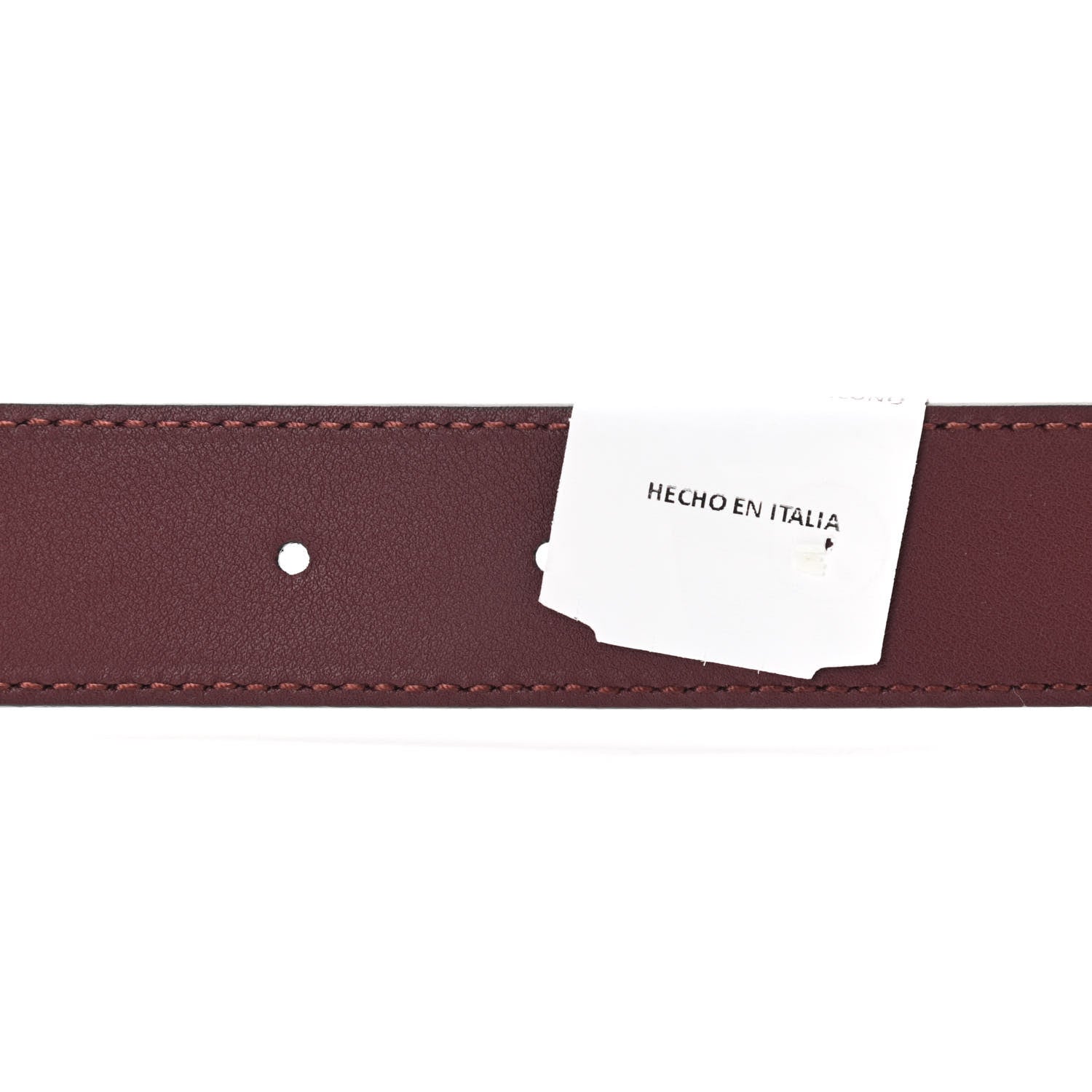 Gucci Calfskin Zumi 30mm Belt 85 34 Vintage Bordeaux 4 of 6
