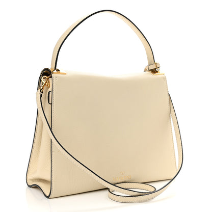 Valentino Garavani Grained Calfskin Medium My Rockstud Frame Bag Light Ivory 3 of 12