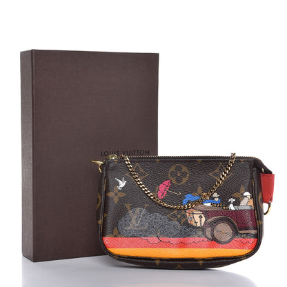 Louis Vuitton Monogram 2015 Christmas Animation Mini Pochette Accessories 8 of 8