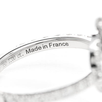 Hermes 18K White Gold Diamond Finesse Ring 54 6.75 6 of 6