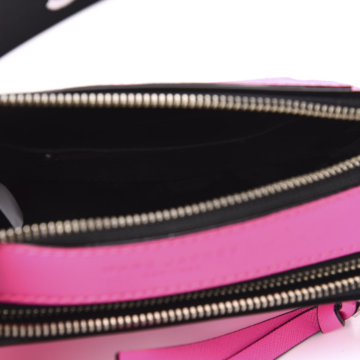 Saffiano Small Snapshot Camera Bag Pink