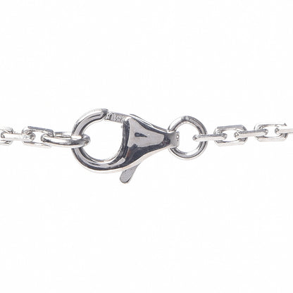 Cartier 18K White Gold 3 Diamonds LOVE Pendant Necklace 5 of 7
