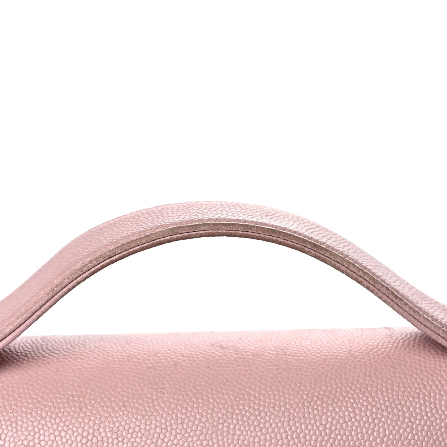 Caviar Quilted Medium Business Affinity Flap Light Pink