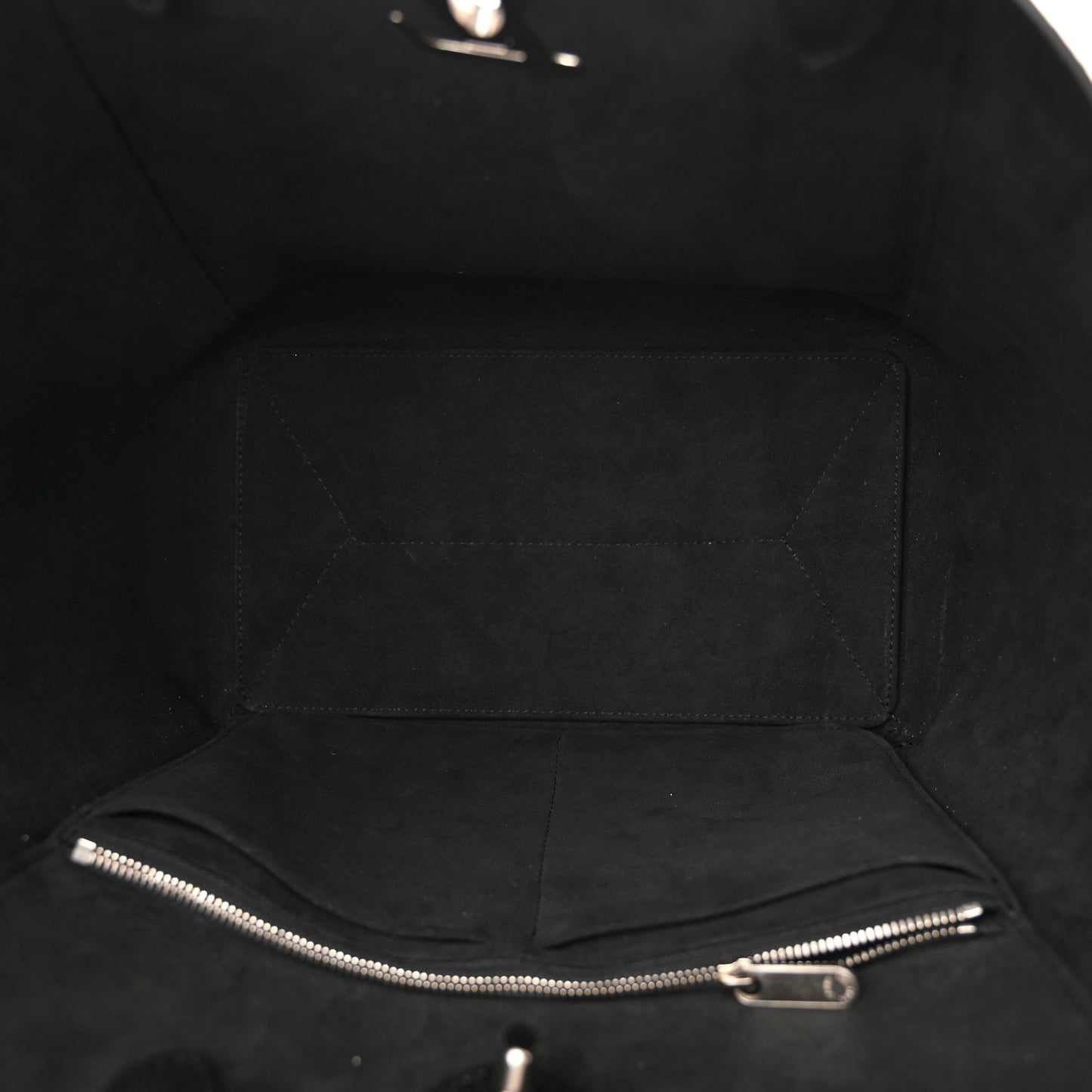 Calfskin Lockme Cabas Black