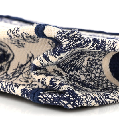 Christian Dior Canvas Embroidered Mini Toile De Jouy Book Tote Blue 9 of 10