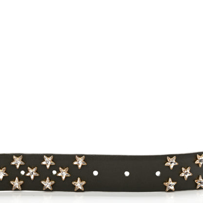 Chanel Lambskin Crystal Star Belt 90 Green 4 of 8