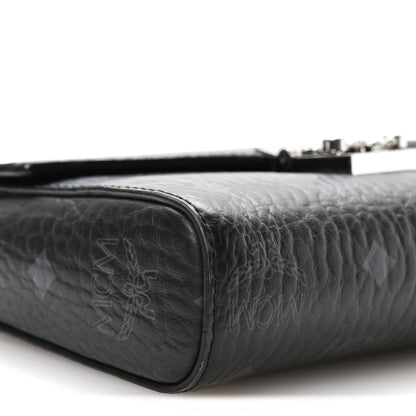 MCM Visetos Small Millie Crossbody Bag Black 9 of 10