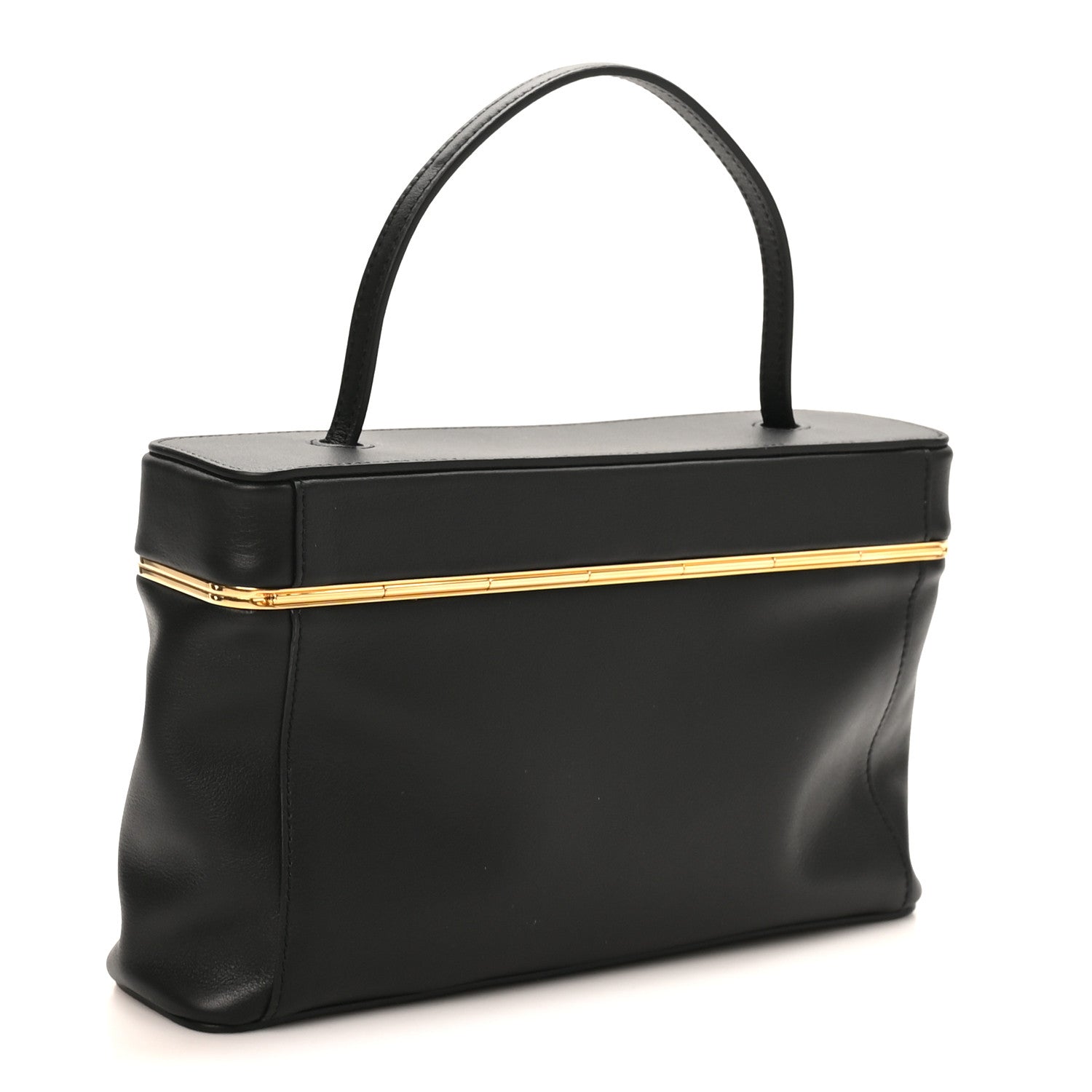 Celine Supple Calfskin Rectangle Bag Black 3 of 9