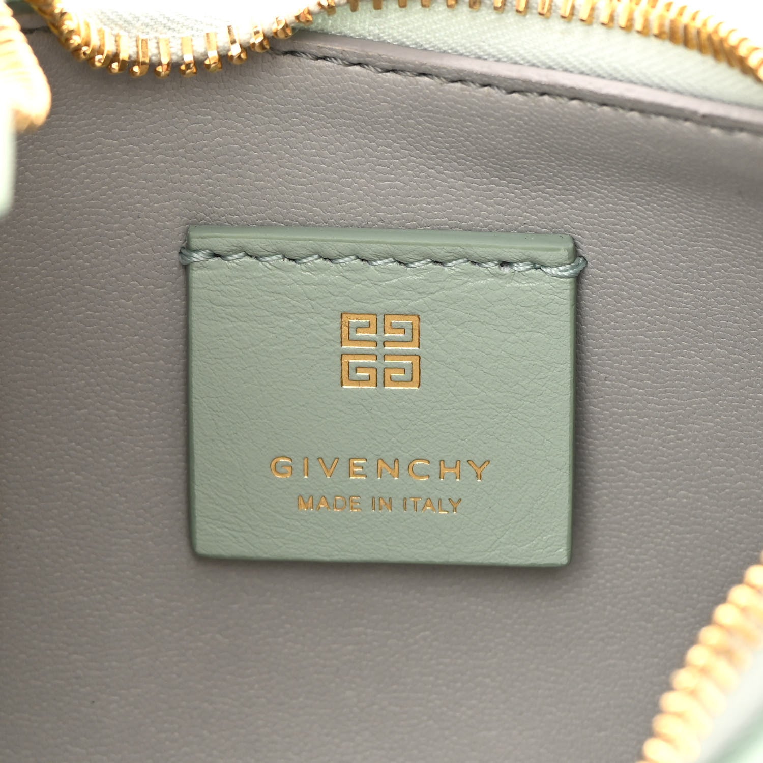 Givenchy Smooth Calfskin Mini Moon Cut Out Shoulder Bag Celadon 6 of 11