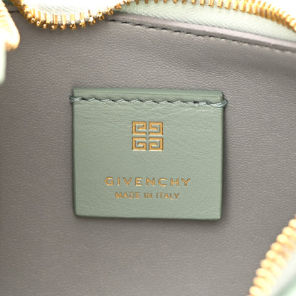 Givenchy Smooth Calfskin Mini Moon Cut Out Shoulder Bag Celadon 6 of 11