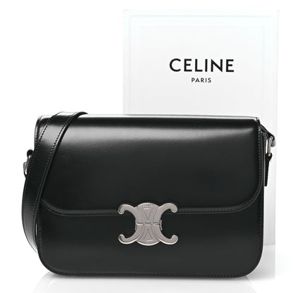 Celine Shiny Calfskin Medium Triomphe Black 11 of 11