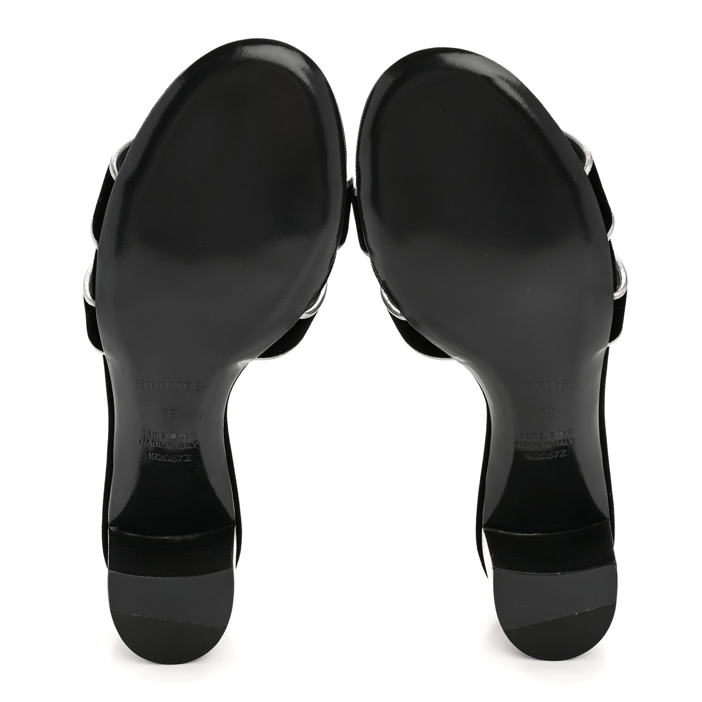 Velvet Nappa Oasis Sandals 39  39 Argent Vieilli